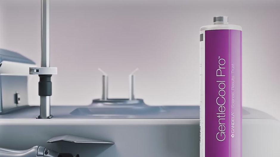 Candela's industry-leading patented cryogen cooling technology in use